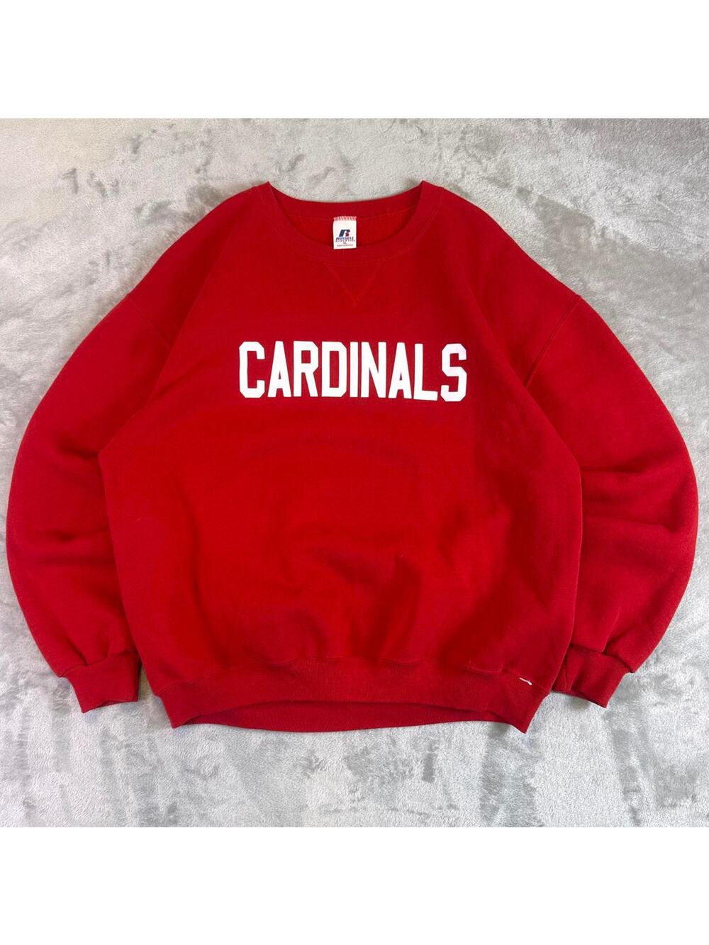 Vintage Russell Cardinals Sweatshirt Men’s XL Distressed Crewneck